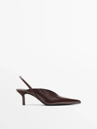 Slingback-Schuhe mit hohem Absatz Slingback-Schuhe mit hohem Absatz
