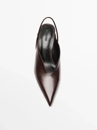 Slingback-Schuhe mit hohem Absatz Slingback-Schuhe mit hohem Absatz