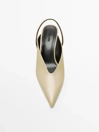 Slingback-Schuhe mit hohem Absatz Slingback-Schuhe mit hohem Absatz