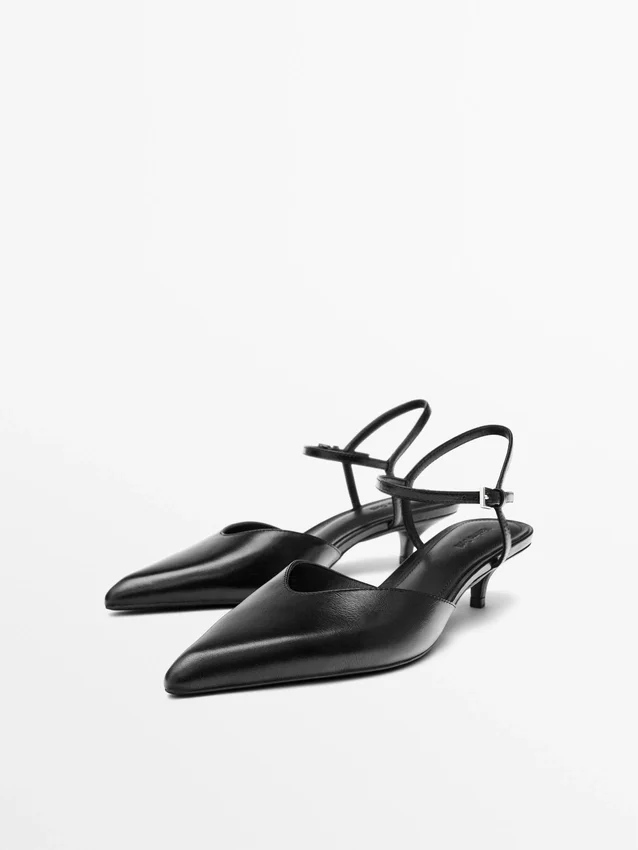 Slingback-Schuhe mit hohem Absatz Slingback-Schuhe mit hohem Absatz