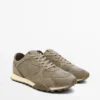 Sneaker aus Kontrastleder Sneaker aus Kontrastleder