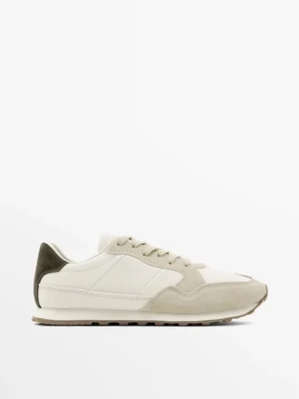 Sneaker mit kontrastierendem Rückenteil Sneaker mit kontrastierendem Rückenteil