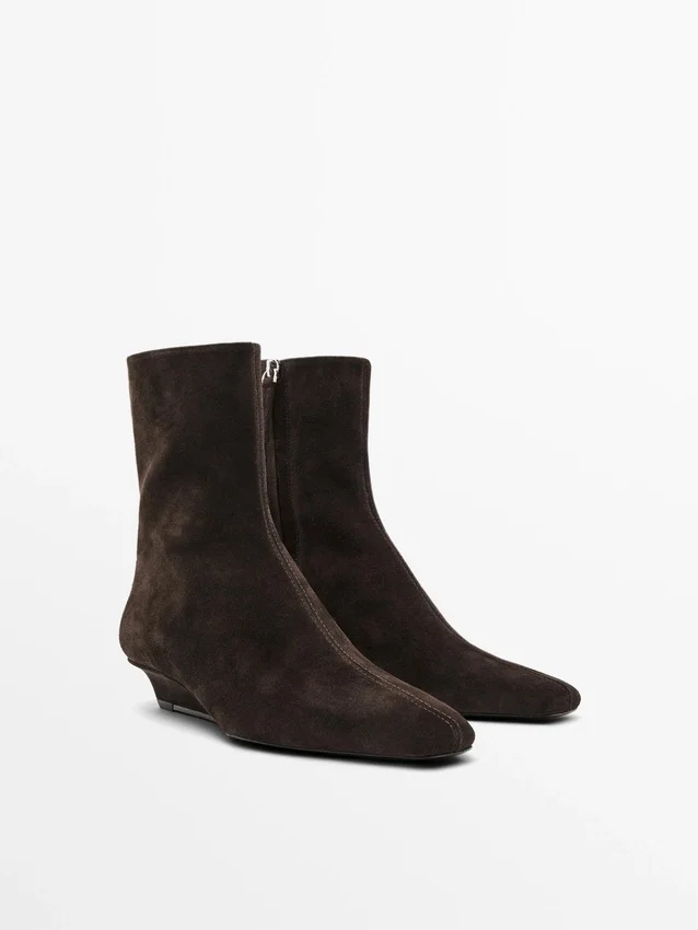 Stiefeletten mit Keilabsatz Stiefeletten mit Keilabsatz