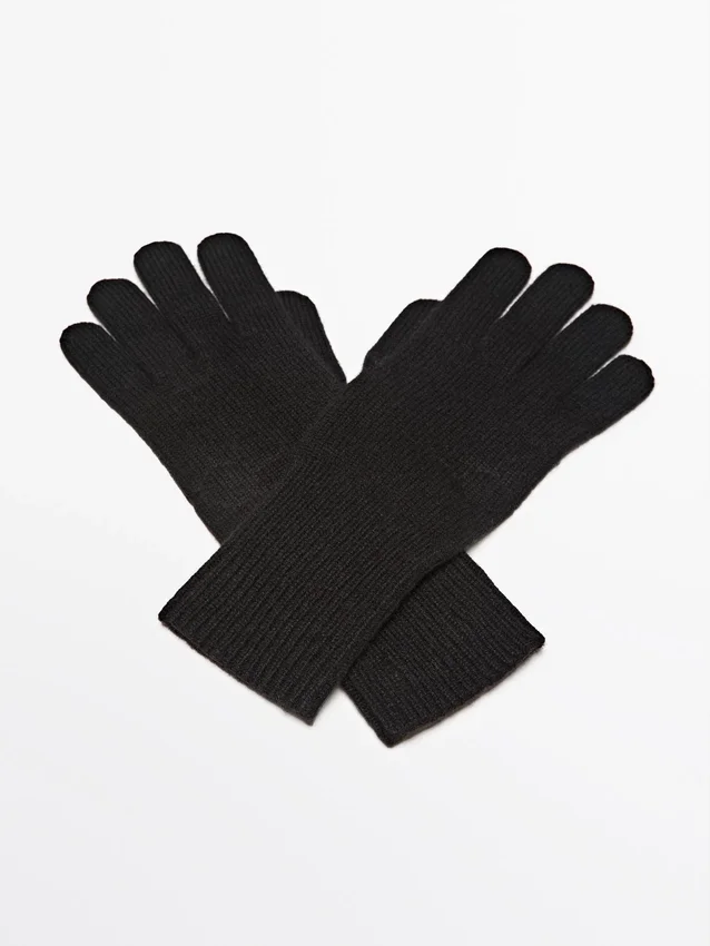 Strickhandschuhe aus Wollmischung Strickhandschuhe aus Wollmischung