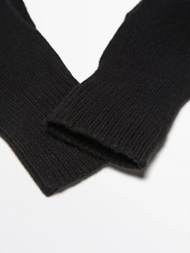 Strickhandschuhe aus Wollmischung Strickhandschuhe aus Wollmischung