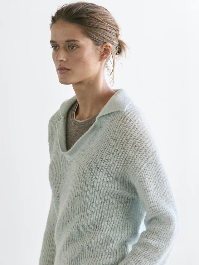 Strickpullover aus Alpaka-Mischung Strickpullover aus Alpaka-Mischung