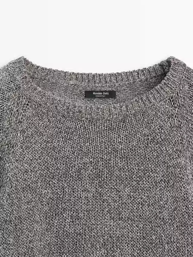 Strickpullover aus Baumwollmischung Strickpullover aus Baumwollmischung