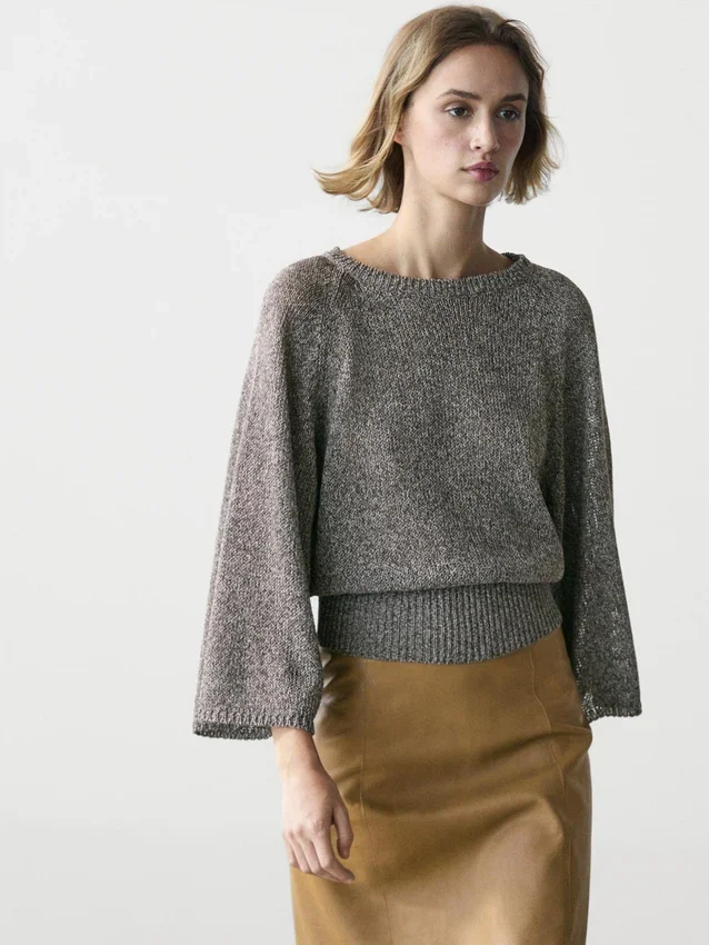 Strickpullover aus Baumwollmischung Strickpullover aus Baumwollmischung