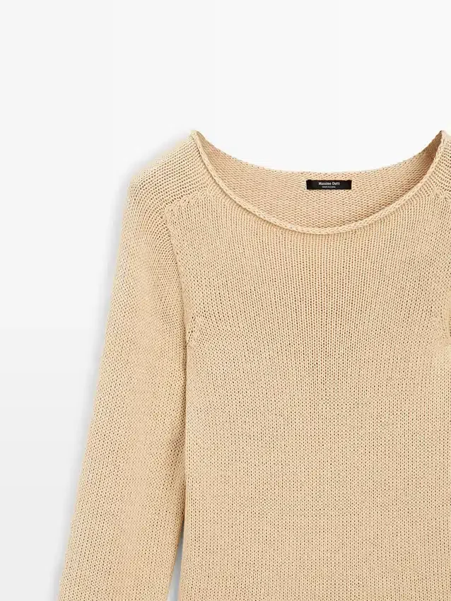 Strickpullover aus Baumwollmischung Strickpullover aus Baumwollmischung