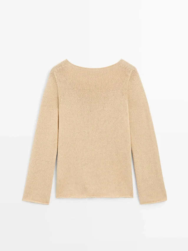 Strickpullover aus Baumwollmischung Strickpullover aus Baumwollmischung