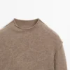 Strickpullover aus Wollmischung mit Rollkragen Strickpullover aus Wollmischung mit Rollkragen