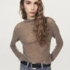 Strickpullover aus Wollmischung mit Rollkragen Strickpullover aus Wollmischung mit Rollkragen