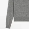 Strickpullover aus Wollmischung mit V-Ausschnitt Strickpullover aus Wollmischung mit V-Ausschnitt
