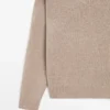 Strickpullover mit V-Ausschnitt und Ellbogenpatches Strickpullover mit V-Ausschnitt und Ellbogenpatches
