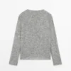 Strickpullover mit Wasserfallausschnitt Strickpullover mit Wasserfallausschnitt