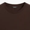 T-Shirt aus 100 % Baumwolle mit Nahtdetail T-Shirt aus 100 % Baumwolle mit Nahtdetail