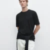 T-Shirt aus Baumwollstrick