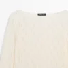 T-Shirt mit U-Boot-Ausschnitt und Spitzendetail T-Shirt mit U-Boot-Ausschnitt und Spitzendetail