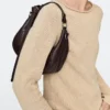 Tasche aus Nappaleder mit Metallschnalle Tasche aus Nappaleder mit Metallschnalle