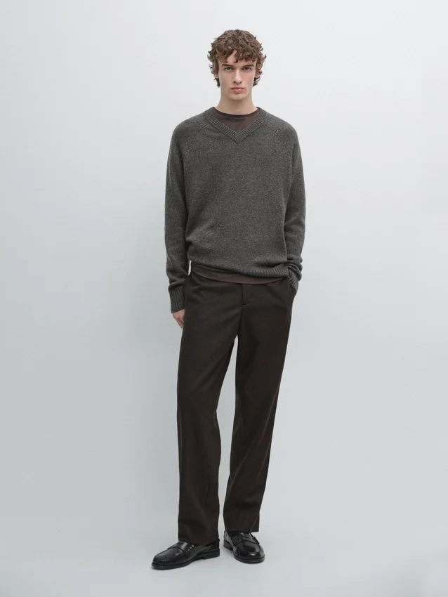 Total-Look-Hose aus Wollmischung Total-Look-Hose aus Wollmischung