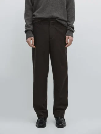 Total-Look-Hose aus Wollmischung