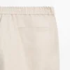 Total Look-Leinenhose mit Taillendetail Total Look-Leinenhose mit Taillendetail