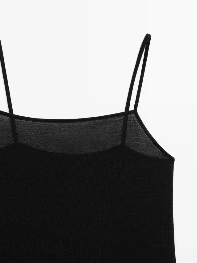 Trägertop mit Spitzendetail Trägertop mit Spitzendetail