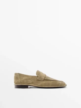 Weiche Loafer aus Spaltleder Weiche Loafer aus Spaltleder
