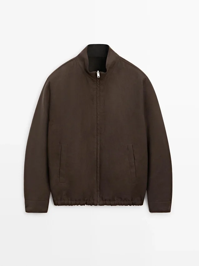 Wendbare Leinenjacke Wendbare Leinenjacke