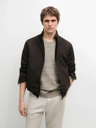 Wendbare Leinenjacke