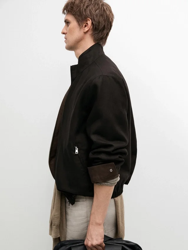 Wendbare Leinenjacke Wendbare Leinenjacke