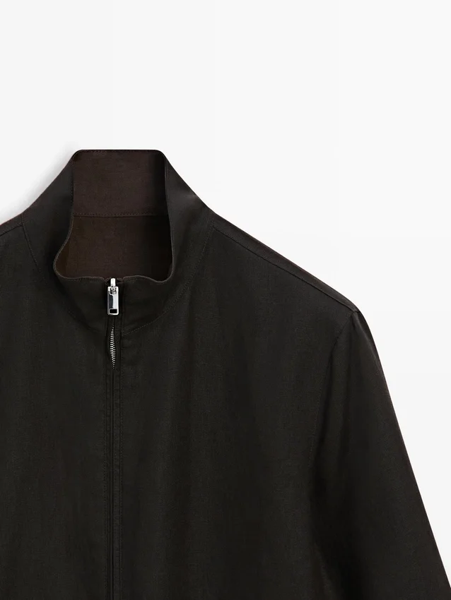 Wendbare Leinenjacke Wendbare Leinenjacke