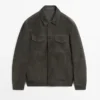 Wildlederjacke mit Taschen Wildlederjacke mit Taschen