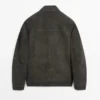 Wildlederjacke mit Taschen Wildlederjacke mit Taschen
