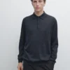 Wollpullover mit Polokragen Wollpullover mit Polokragen